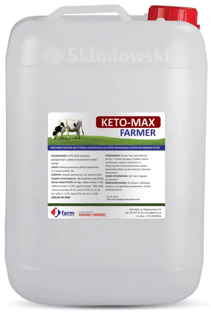 KETO-MAX dla krów przeciwko ketozie 25kg