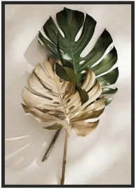 24h-plakat-a3-30x40-w-ramie-liscie-gold-16