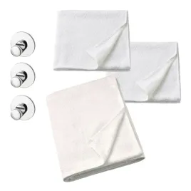 zestaw-komplet-recznikow-biale-hak-samoprzylepny