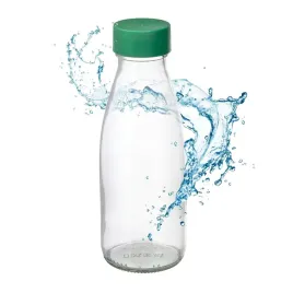 butelka-na-wode-szklo-bezbarwne-nakretka-ziel-50cl
