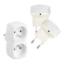 lampka-nocna-led-z-czujnikiem-adapter-2-gniazdka