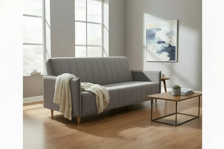 kanapa sofa wersalka lili rozkładana spania 120x190 cm KOLOR SZARY