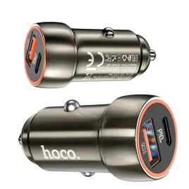 ladowarka-samochodowa-wejscie-typ-c-usb-z46a-szary