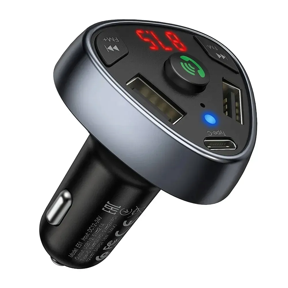 ladowarka-samochodowa-usb-transmiter-bt-e51-czarny