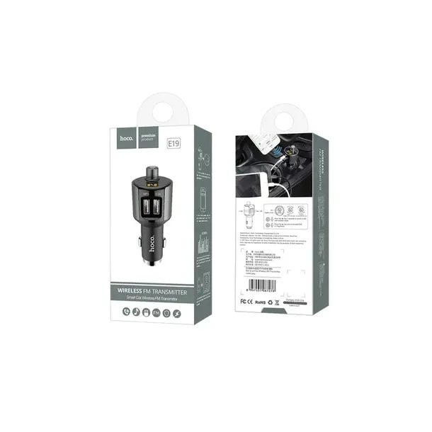 ladowarka-samochodowa-transmiter-bluetth-e19-szary-zlacza-usb