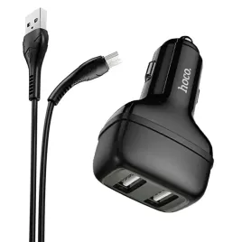 ladowarka-samochodowa-2xusb-kabel-micro-z36-czarna