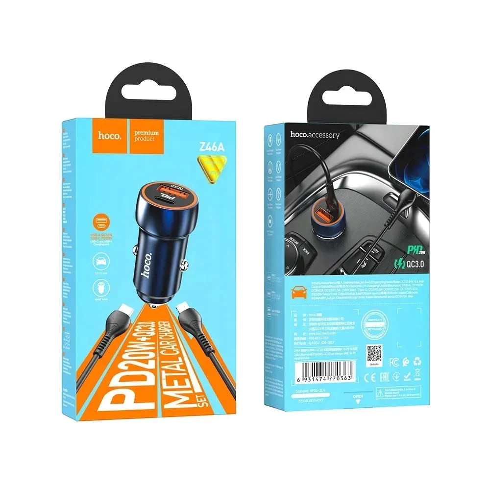 ladowarka-samochod-typ-cusb-kabel-lightning-z46a