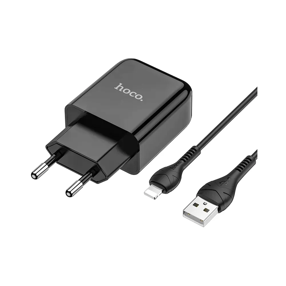 ladowarka-sieciowa-usb-kabel-do-lightning-n2-black