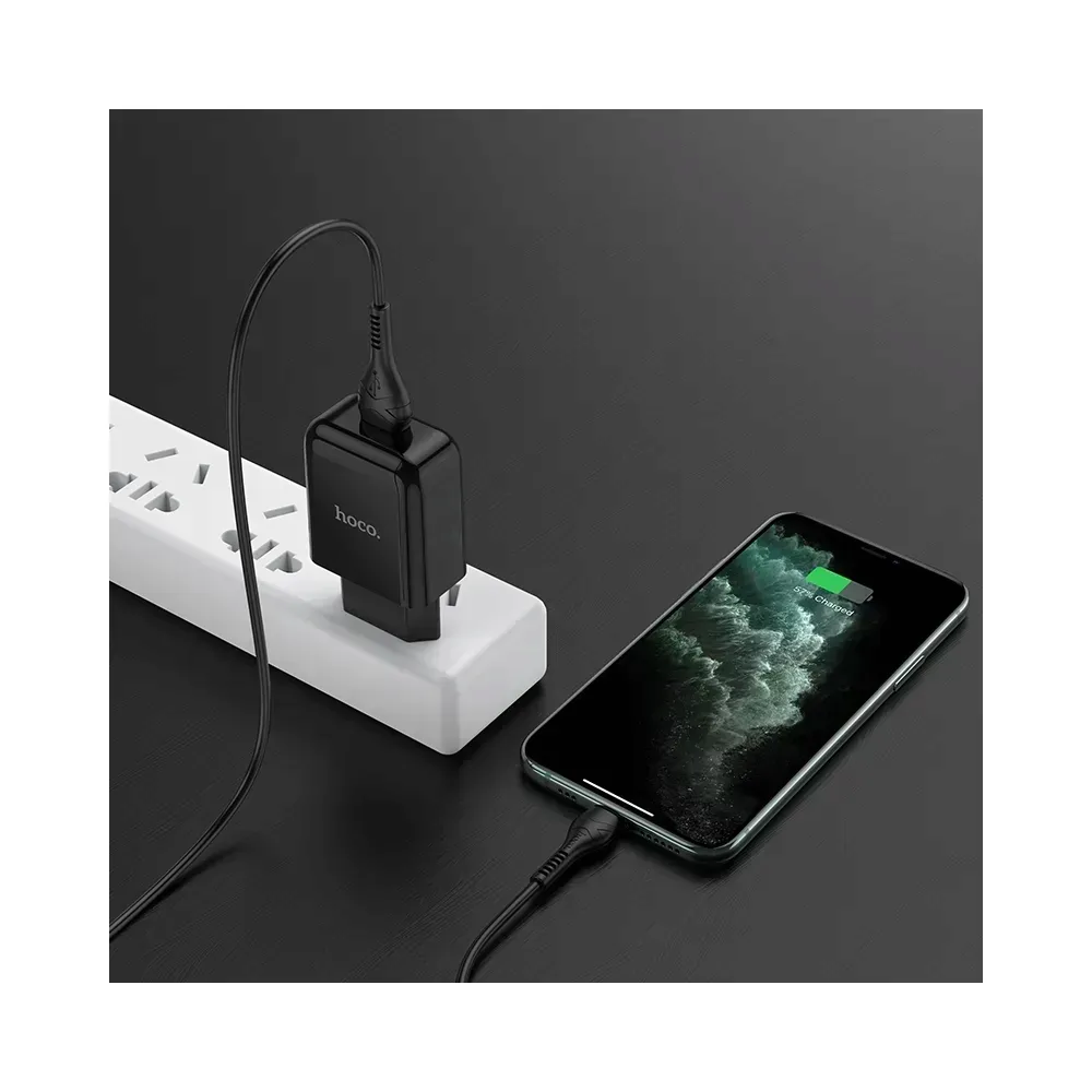 ladowarka-sieciowa-usb-kabel-do-lightning-n2-black