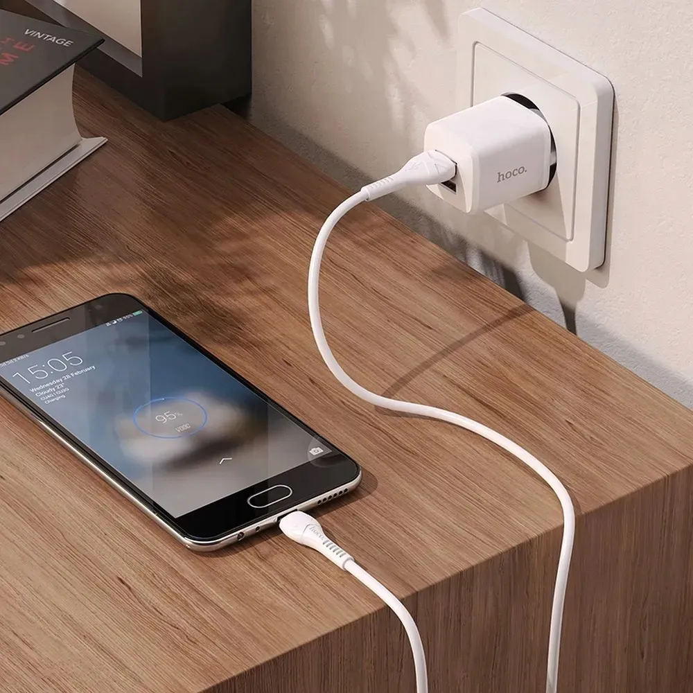 ladowarka-sieciowa-2xusb-kabel-micro-n8-biala-stan-nowy