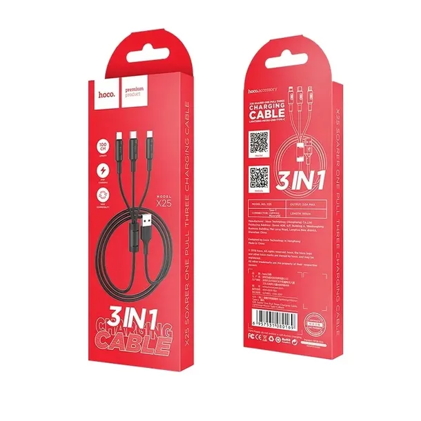 kabel-3w1-usb-do-lightning-micro-typ-c-x25-czarny-kod-producenta-016912