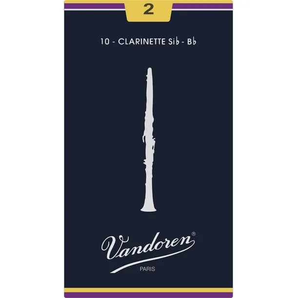 Stroik klarnet Bb 2 Vandoren Classic Blue CR102 10 szt. Paczka