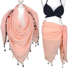 pareo-chusta-plazowa-fredzle-narzutka-boho-kolory