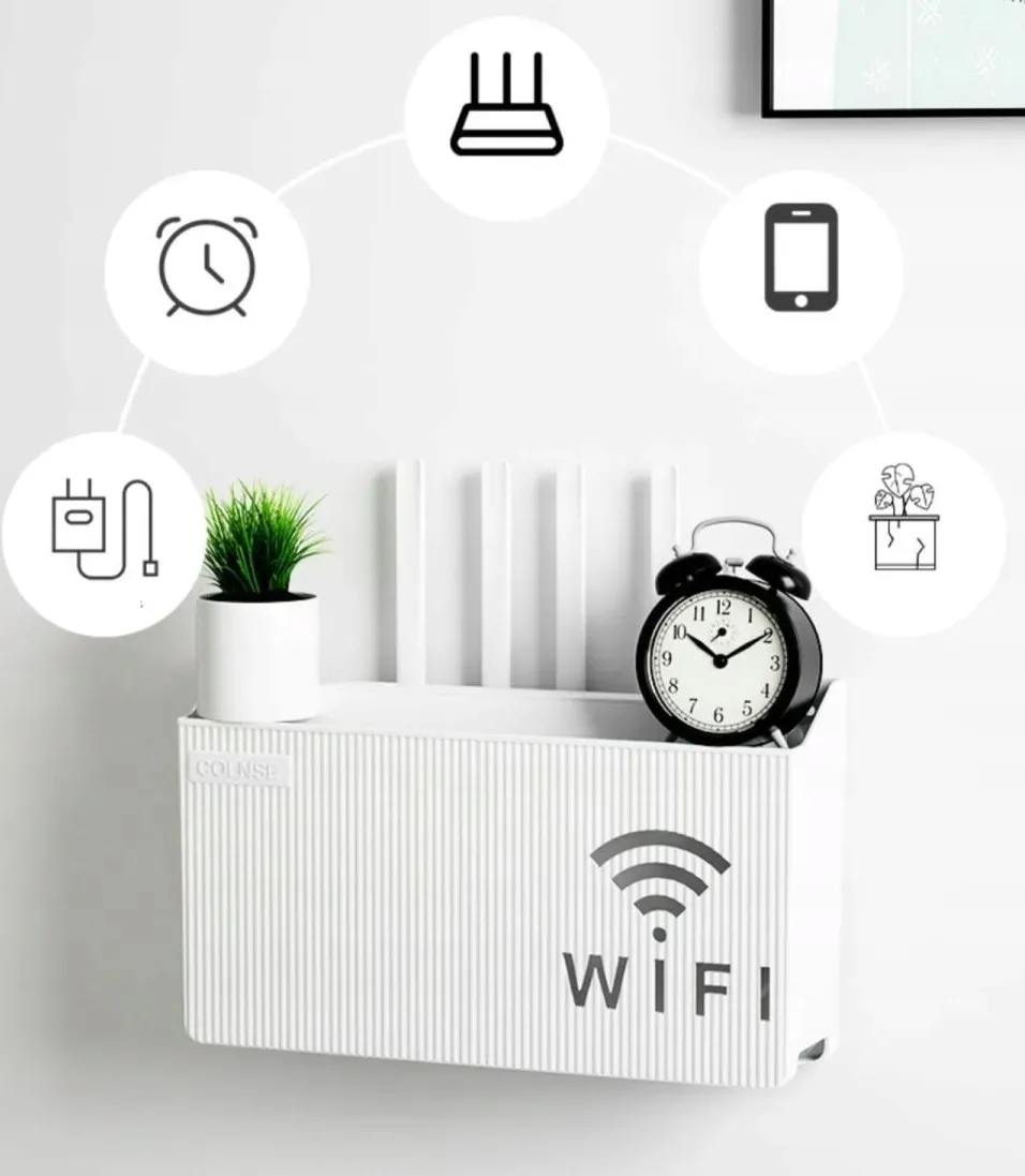 uchwyt-scienny-polka-na-router-wifi-switch-stan-nowy