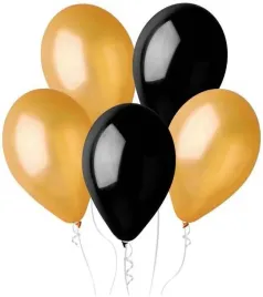 bukiet-balonowy-zloto-czarny-12-5-szt