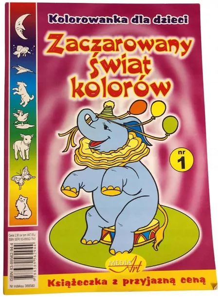 Kolorowanka dla dzieci Zaczarowany Świat Kolorów