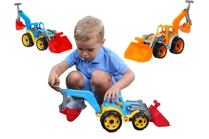 duzy-traktor-ciagnik-z-elementami-koparki-marka-inna