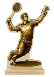 statuetka-badminton-trofeum-drewniane-nagroda-lotka-paletka-nadruk-29cm