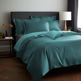 posciel-satyna-bambusowo-bawelniana-p-stripe-sea-turquoise-220x200-2x70x