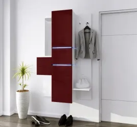 bordo-polysk-garderoba-przedpokoj-110cm-wiszaca-z-ledami-rozne-kolory