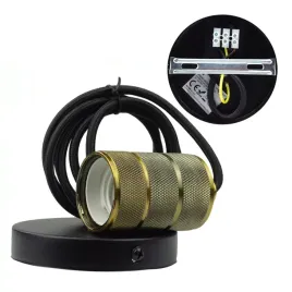 lampa-wiszaca-ozdobna-oprawa-e27-stare-zloto-przewod-czarny-loft