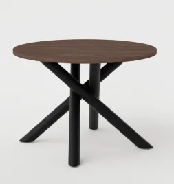 orzech-stol-do-salonu-jadalni-okragly-110cm-nogi-pajak-solo-lp-4-kolory