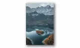 obraz-na-plotnie-141-staw-w-gorach-70x100cm-stan-nowy