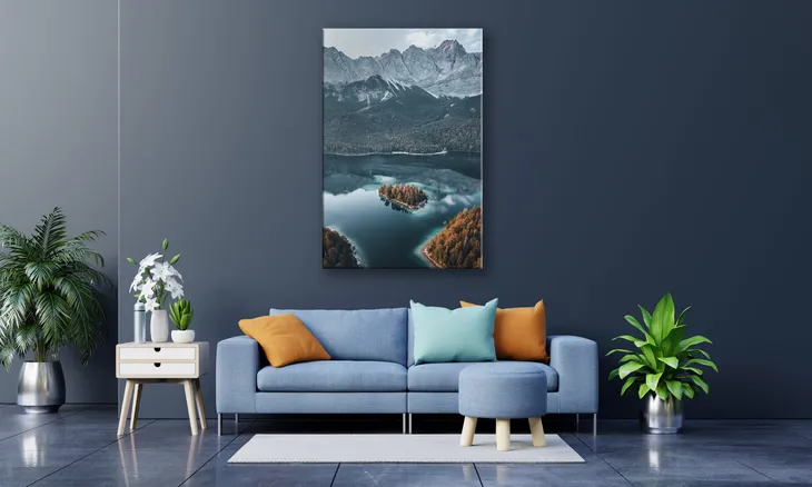 obraz-na-plotnie-141-staw-w-gorach-70x100cm-wysokosc-cm-91-100