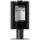 piec-wolnostojacy-na-drewno-erik-na-nodze-obrotowy-bialy-o150-55kw-stan-nowy