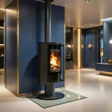 piec-wolnostojacy-na-drewno-erik-na-nodze-obrotowy-bialy-o150-55kw-wysokosc-104-cm