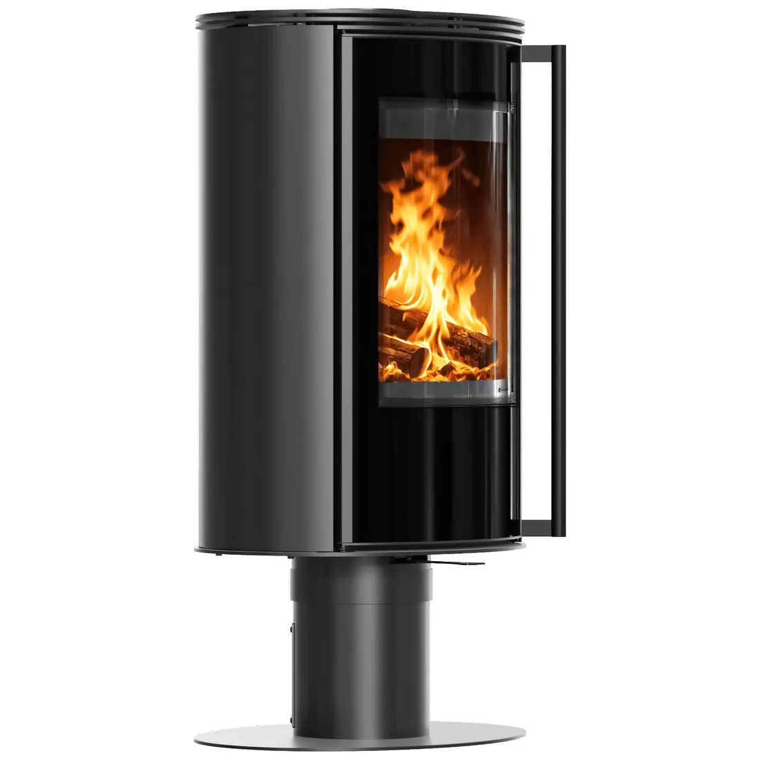 piec-wolnostojacy-na-drewno-erik-na-nodze-obrotowy-czarny-o150-55kw