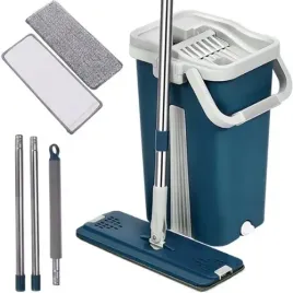 mop-plaski-z-wiadrem-dwukomorowym-3-sciereczki-z-mikrofibry-niebieski-37-cm