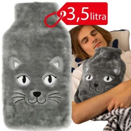 soxo-termofor-szary-kot-pluszowy-duzy-na-wode-35l-prezent-urodzinowy