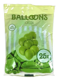 zielone-balony-25-sztuk