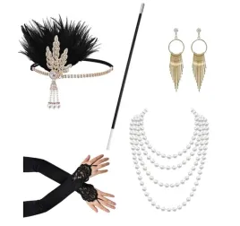 zestaw-retro-damski-lata-20-flapper-6-el-przebranie-karnawal-korale-czarny