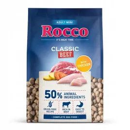 karma-dla-malych-psow-rocco-adult-mini-classic-wolowina-kurczak-2x1kg