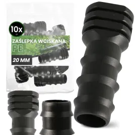 10x-zaslepka-pe-20-wciskana-wtyk-korek-zatyczka-weza-rury-kroplujacej