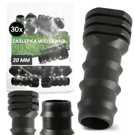 30x-zaslepka-pe-20-wciskana-wtyk-korek-zatyczka-weza-rury-kroplujacej