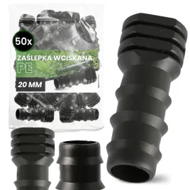 50x-zaslepka-pe-20-wciskana-wtyk-korek-zatyczka-weza-rury-kroplujacej