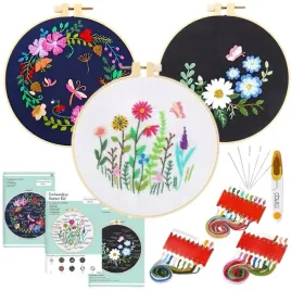 zestaw-do-haftowania-wyszywania-haftu-diy-mulina-kwiaty-gotowe-wzory-3-szt