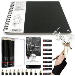 zestaw-do-szkicowania-rysowania-profesjonalny-olowki-szkicownik-rekawiczka