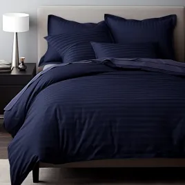 posciel-satyna-bawelniana-cizgili-navy-blue-140x200-1posz-70x80-exclusive