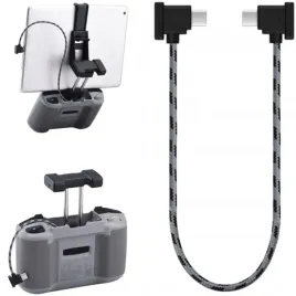 kabel-nylonowy-do-pilota-drona-dji-air-2-mini-2-3-4-pro-usb-2x-typ-c-30-cm