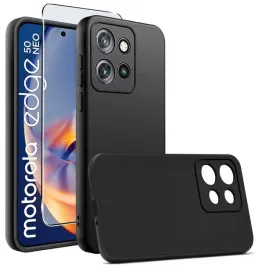 etui-do-motorola-moto-edge-50-neo-silikonowe-matowe-czarne-szklo-ochronne