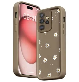 etui-do-samsung-a52-a52-5g-silikon-soft-matt-ochrona-stokrotki-3d-szklo