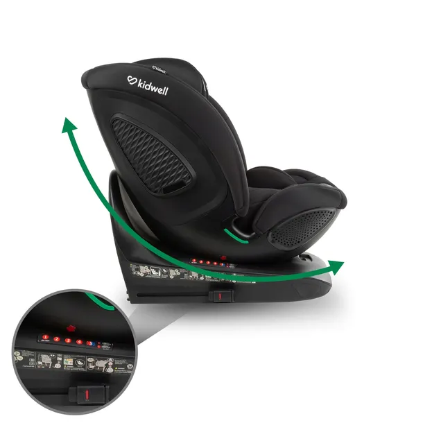 fotelik-samochodowy-kidwell-gocar-czarny-i-size-40-135-isofix-obrotowy-kategoria-wagowa-0-36-kg