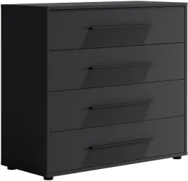 komoda-do-sypialni-czarna-99-cm-maxido-4-szuflady-uchwyty-czarne