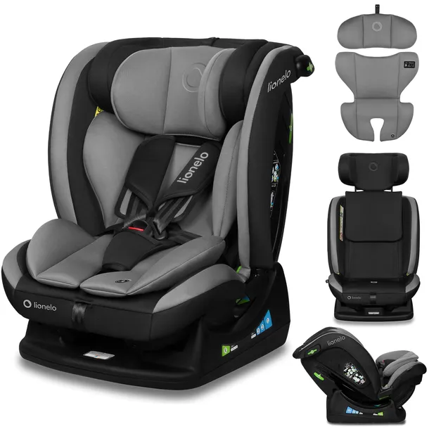 FOTELIK SAMOCHODOWY PRZÓD TYŁ RWF 40-150CM 0-36KG LIONELO AART I-SIZE