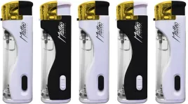 5x-zapalniczka-piezo-matteo-149012-led-z-latarka-mix