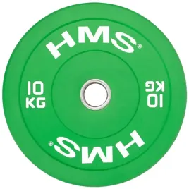 talerz-olimpijski-obciazenie-hms-bumper-green-10kg